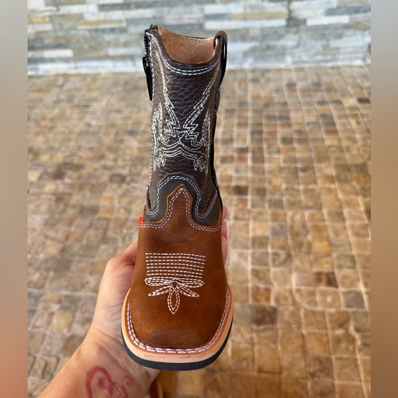 Boy/girl boots 100% leather made in Mexico - Picture 3 of 9